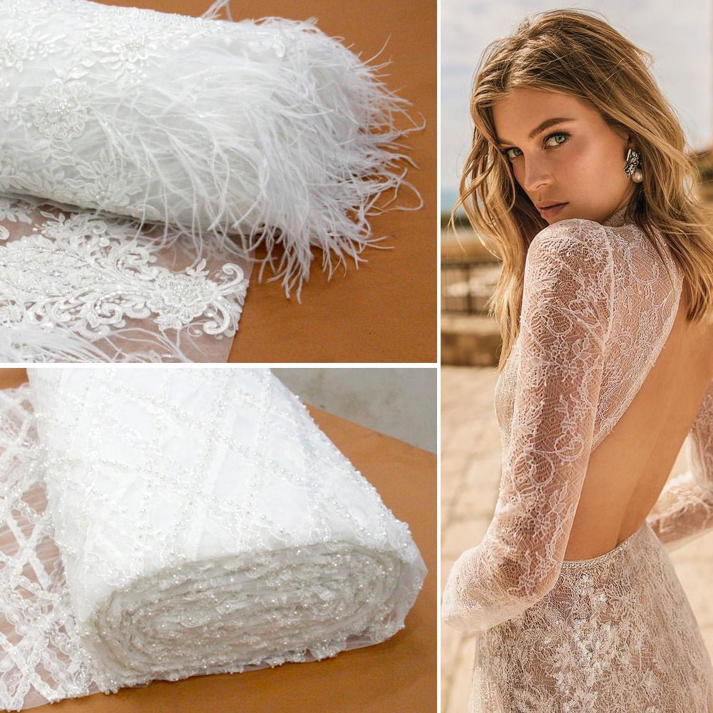 Off White Bridal Lace Fabrics
